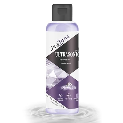 Ultrasonic Jewelry Cleaner Solution for Ultrasonic Cleaner Machine, Professional Cleaning of Jewelry, Diamonds, Gold, Silver, Remove Odors, Discoloration & Stains, 8.5oz-04
