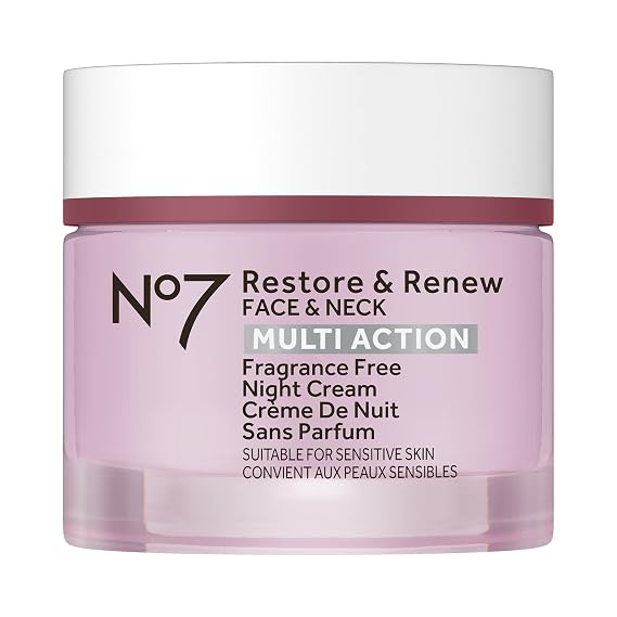 No7 Restore & Renew Sculpting Face & Neck Night Cream, 50ml