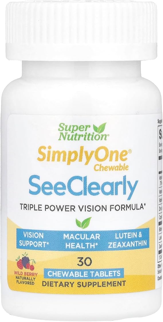SuperNutrition, SimplyOne See Clearly, One/Day Tablet, Wild Berry, 30 Day Supply