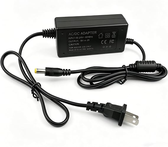 9V AC/DC Adaptor for Alesis Drum Power Cord
