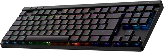 Logitech G G515 LIGHTSPEED TKL Wireless Flat Gaming Keyboard (Black)