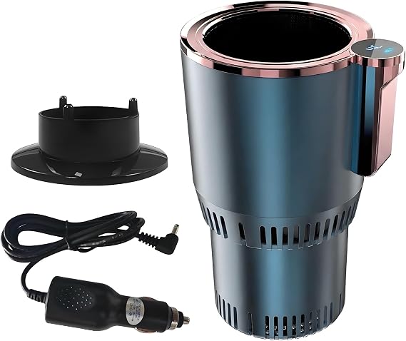 Smart Car Heater & Colder Cups|Car Cup Holder|Quick Thermal Heating Cups|Car Refrigerator Quick Cooling Cups|Suitable for Most Cars (Blue)