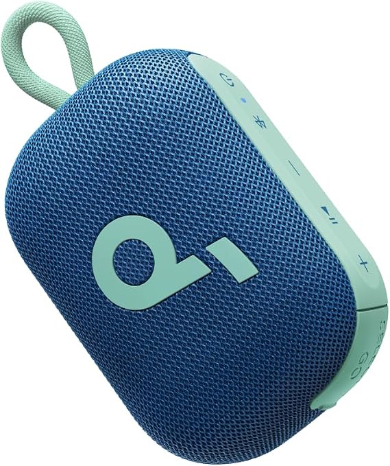 Soundcore Select 4 Go Bluetooth Shower Speaker by Anker, IP67 | 20H Playtime, Floatable, Dustproof, Ultra-Portable Bluetooth Speaker, Powerful Sound, Ideal for Outdoors/Home/Travel-Blue