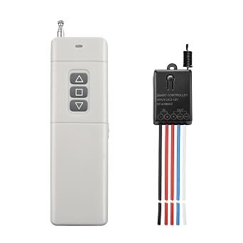 Forward Reverse Remote Switch Working Voltage DC5V to 48V Linear Actuator 12v Remote Switch of Current Rating 10A for Linear Pushers, Push Windows, Door Curtains, etc(DYK)