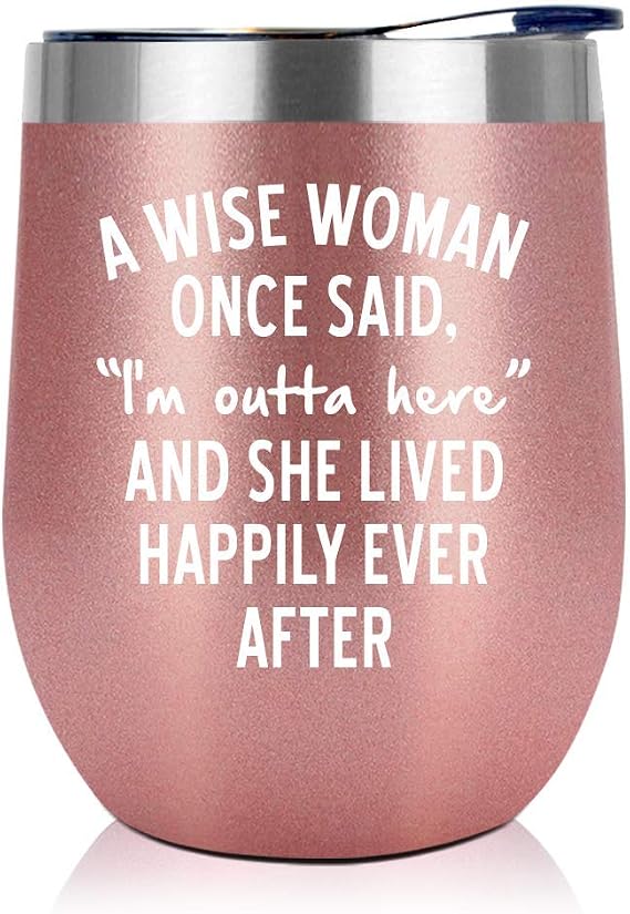NewEleven Retirement Gifts For Woman 2026 - Funny Retirement Gifts For Coworker Leaving - Farewell, Leaving, Goodbye Gift For Coworkers, Friends - 12 Oz Tumbler