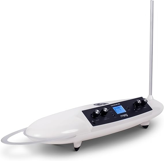 MOOG Theremini - Theremin with Pitch Correction, CV Out, Built-In Tuner and Speaker, AniMOOG Synthesizer Sound Engine with 32 Presets and LCD Screen