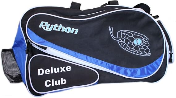 Python Deluxe "Club" Racquetball Bag Series (Black/Blue & Black Red) Colors