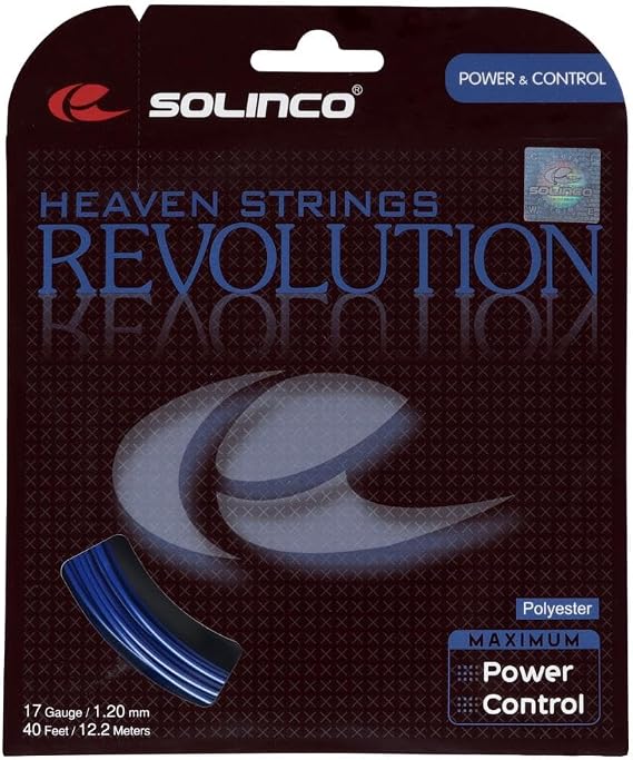 Solinco Revolution Tennis String Set-17,Blue