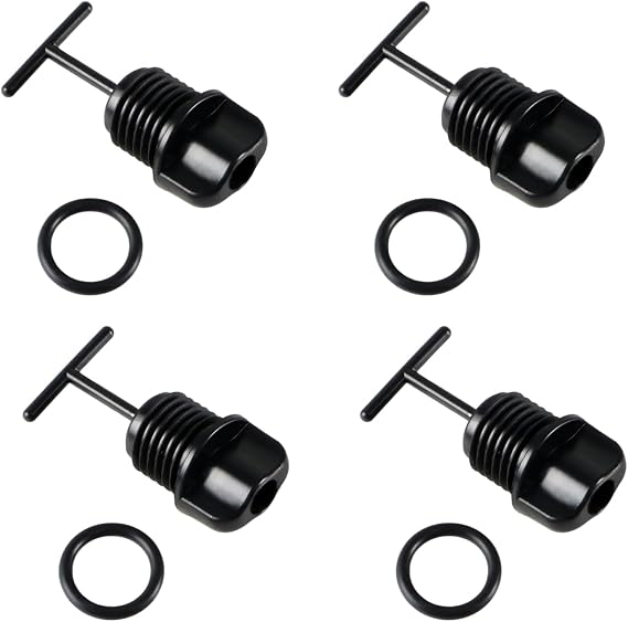 EVRBUL 4 PCS Drain Plugs Compatible with Yamaha Wave Blaster Raider Runner Jammer 500 Venture FX Cruiser GP 760 800 VXR 650 Replace#:EU0-62282-00-00