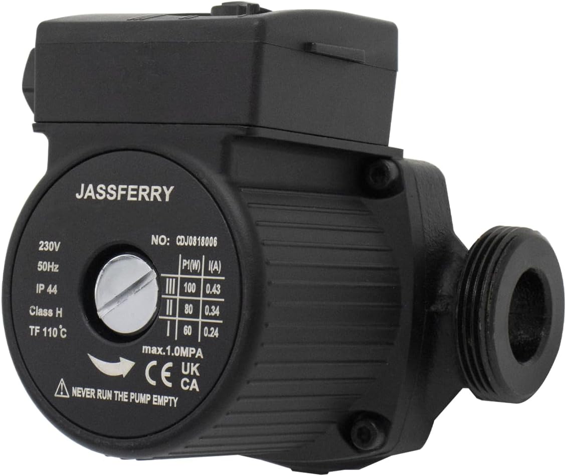 JASSFERRY Central Heating Pump Automatic Hot Water Heat Circulation Pump Replacement 15-50 15-60
