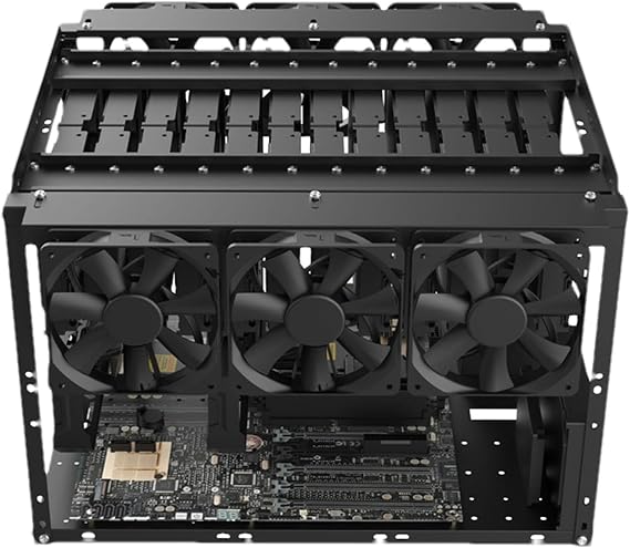 Miner Rig Case Open Air Testbench Stackable Mining Case Desktop Open Frame Mining Rig