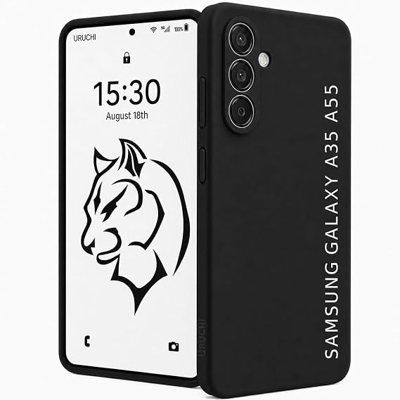 URUCHI iPhone 7 Plus / 8 Plus ile Uyumlu Kılıf, İçi Kadife Kaplamalı İnce Sıvı Silikon Tam Koruma Yumuşak Jel Silikon Kapak, Gri
