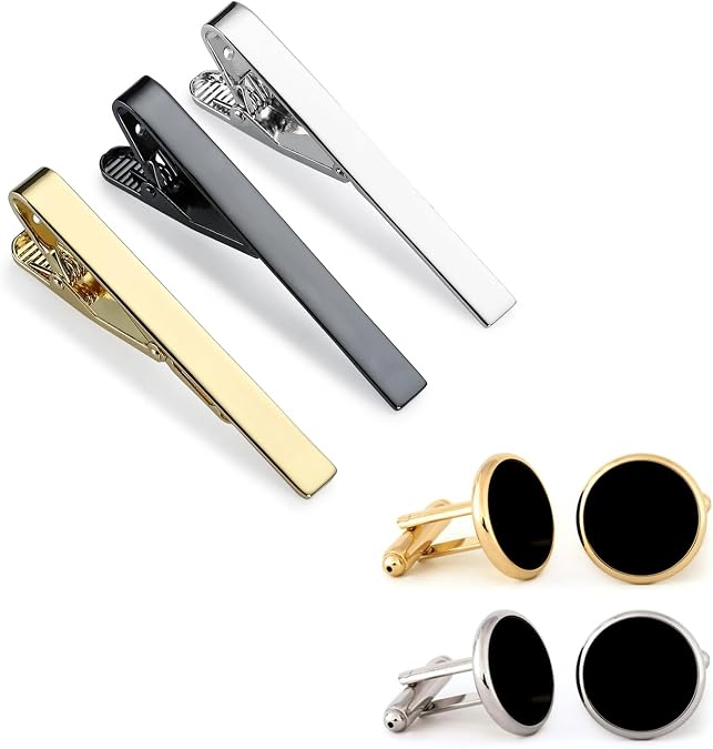 Tie Clip and CuffLinks Set