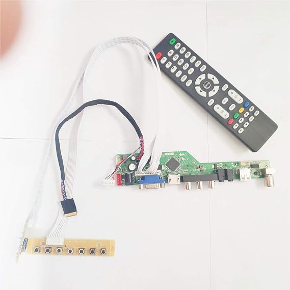 For LTN156AT35-T01/W01/W02 TV56 display controller drive card 15.6" HDMI VGA USB AV RF WLED LVDS 40Pin 1366 * 768 laptop panel Kit (LTN156AT35-W01)