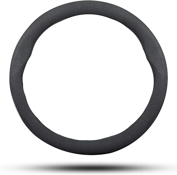 Universal Steering Wheel Cover, Made of Suede Material with TPU Hybrid Sports Interior Accessories