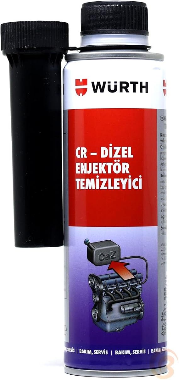 Würth 300 ml CR Dizel Yakıt Sistemi ve Enjektör Temizleyici