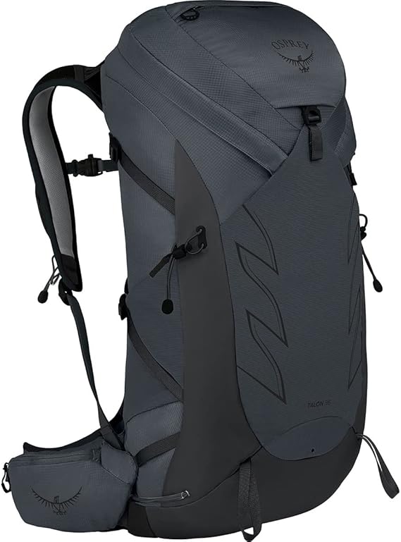 Osprey Men's Talon 36l Hiking Backpack with Hipbelt, Eclipse Grey, S/M