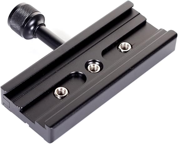 Quick Release Plate Compatible with Arca Swiss 120mm QR Clamp Adapter With 1/4 3/8 Screw Converter compatible for Tripod Ball Head
