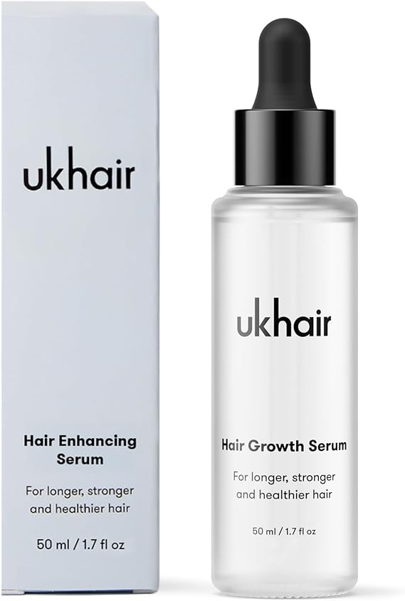 UKLASH Hair Growth Serum 50ml, Multi Peptide Hair Density Serum