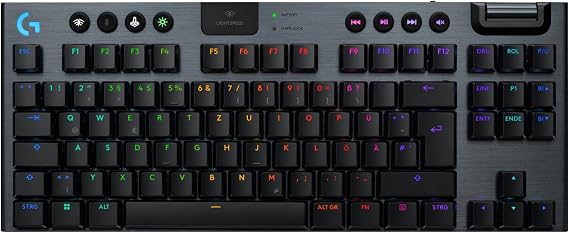 Logitech G G915 X LIGHTSPEED TKL - Kabellose flache Gaming-Tastatur