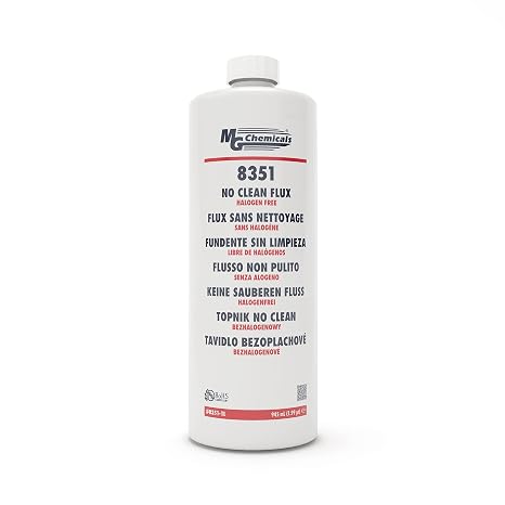 MG Chemicals - 8351-1L 8351 No Clean Flux, Halogen Free, 945mL Bottle, 33.8 Fl Oz (Pack of 1)