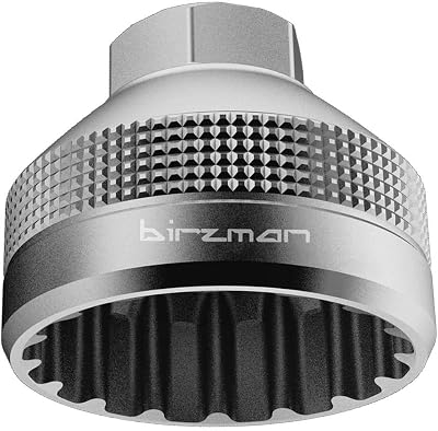 Birzman Unisexs Socket Hollowtech II B.B. Tool, Silver, One Size