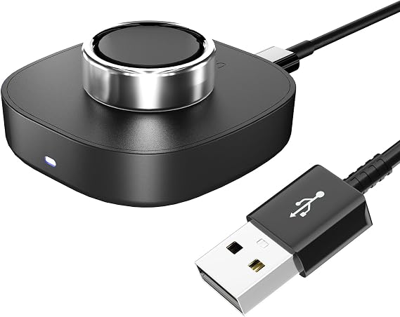 Charger for Oura Ring 4/ Ceramic - Size 8 - Quick Charge Dock with 3FT USB-C Cable, Fast Replacement Charging Base Compatible with Oura Ring Gen 4