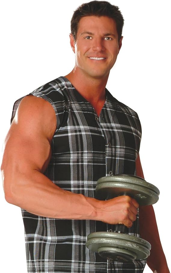 Otomix Button Down Sleeveless Bodybuilding Muscle Shirt