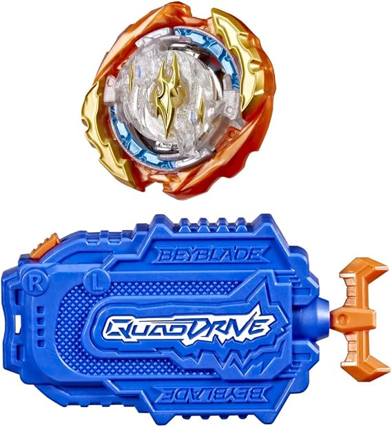 Beyblade Burst QuadDrive Cyclone Fury String Launcher Set - Battle Game Set with String Launcher and Battling Top Toy
