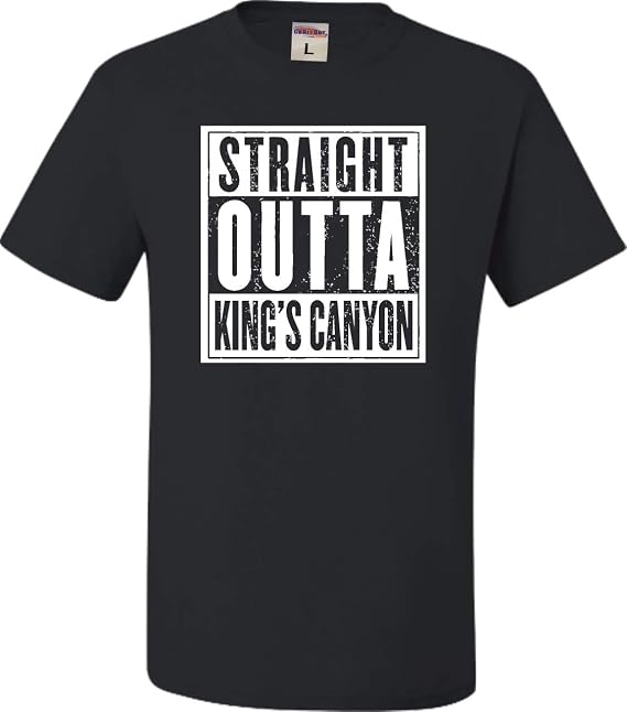 Go All Out Adult Straight Outta King's Canyon T-Shirt