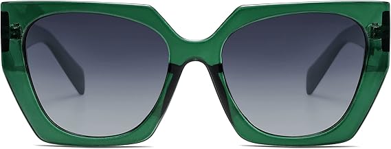 SOJOS Oversized Polarized Sunglasses for Women, Big Designer Womens Trendy Square Shades SJ2205