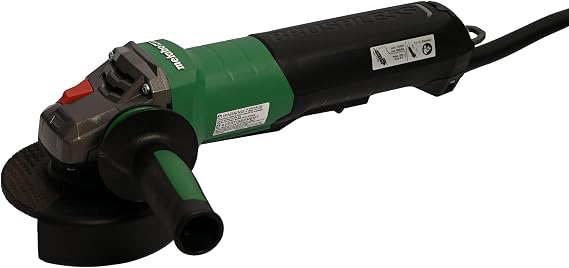 Metabo HPT Angle Grinder 4.5/5", WEPBA 20-125 Quick DS BL, 646643420 | Brushless 2000W, Electric Brake, TC Electronics, Auto-Balancer MVT, Deadman Paddle, Side Grinder, 4.5/5 Inch Grinder