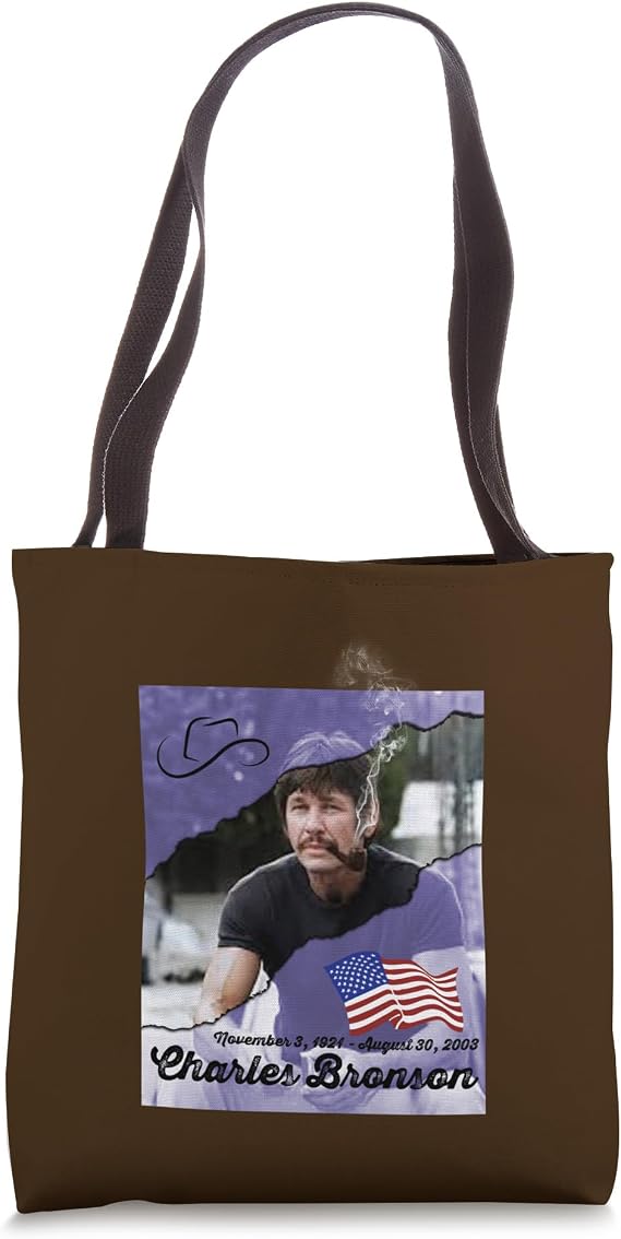 Charles Bronson_002_Back Printed Tote Bag