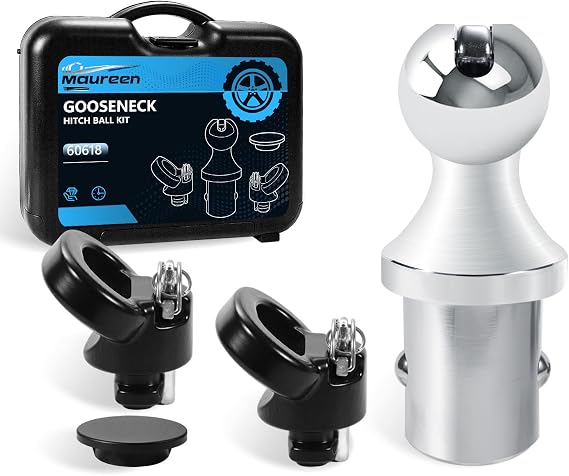 Gooseneck Hitch Kit 60618 Fit for Ram 2500 3500 2013-2026 2-5/16 Inch Gooseneck Ball Compatible with Trucks 5th Wheel Prep Package Up to 38000 lbs GTW/ 9500 lbs VTW