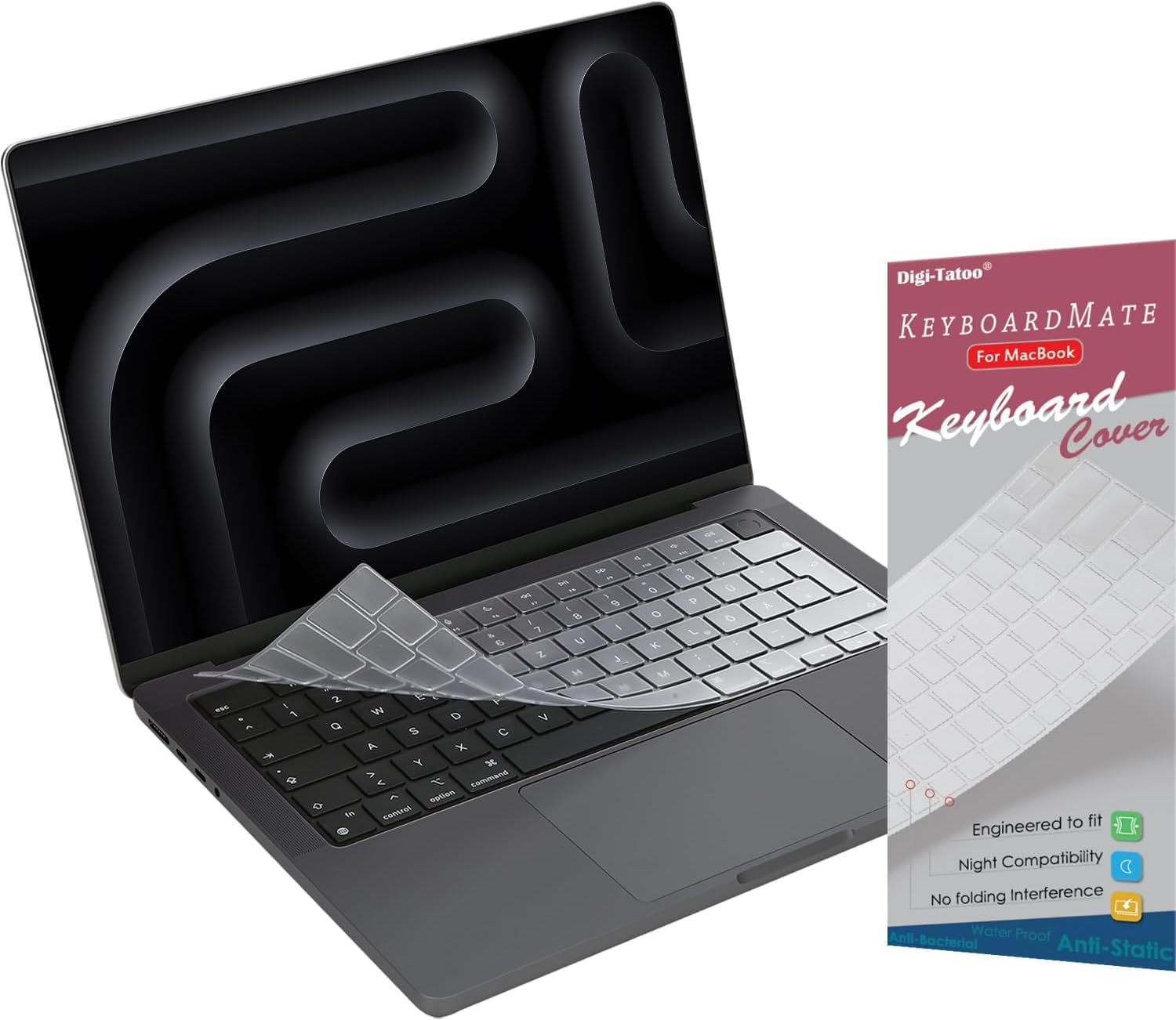 MacBook Neo/Pro 14” 16” / Air 13” 15” (2026–2022 M5 M4 M3 M2 Uyumlu) ISO Klavye Koruyucu – Ultra İnce Şeffaf Silikon Keyboard Cover | Toz, Sıvı ve Aşınmaya Karşı Tam Koruma