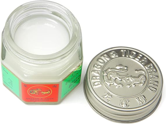 Dragon & Tiger Brand Essential Balm 18.4g White 100% Natural Ingredients