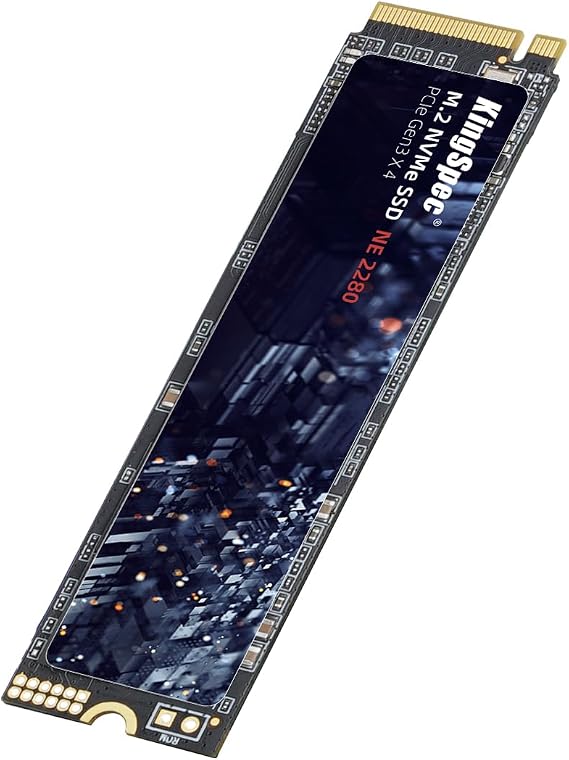 KingSpec SSD 512GB, M.2 NVMe Gen3x4 SSD 2280 - Up to 2400MB/s, Internal Solid State Drive with 3D NAND Flash, Compatible with Desktop and Laptop