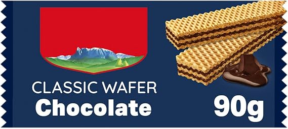 Classic Wafer Chocolate Flavour Crispy Wafer Biscuit, 90g