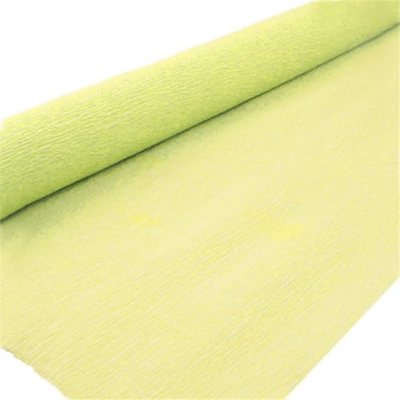 Premium Italian Crepe Paper Roll Heavy-Weight 180 gram-24 Colors for Choose (Apple Green)