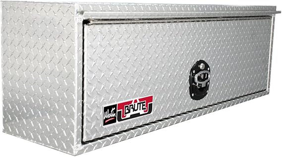 Brute 80-HTB48 Pro Series HD Top Sider 13" x 48" Polished Aluminum Tool Box with Flip Up Door