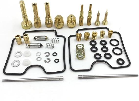 Carb Gasket Repair Kit Motorcycle Carburetor Rebuild Kit​ For Raptor 660 YFM660R 2001-2005 O-rings And Springs Seal Gaskets Triangle Needle.