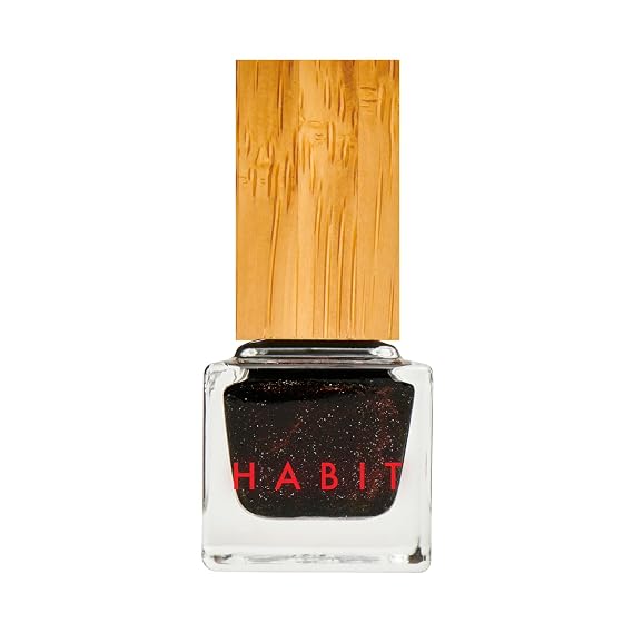 Habit Cosmetics | Vegan, Toxin-Free & Sustainably Packaged Nail Polish - Black - .3oz (Black Orpheus)