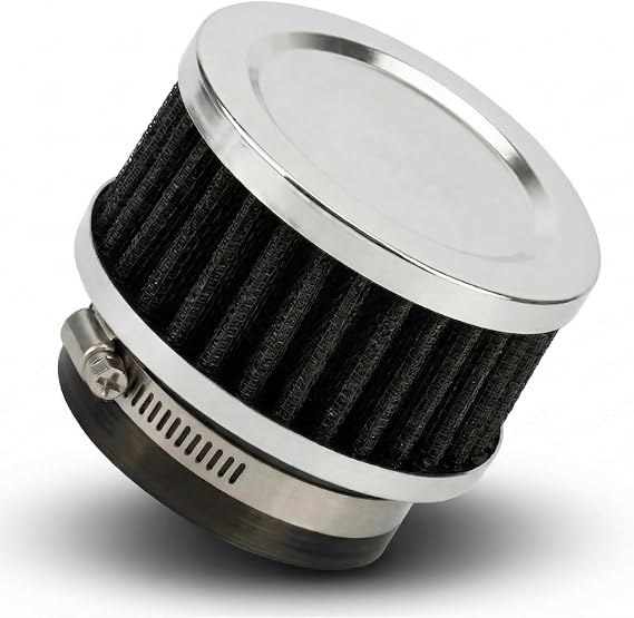 Round Motorcycle Intake Air Pod Filter Universal (36-38mm)