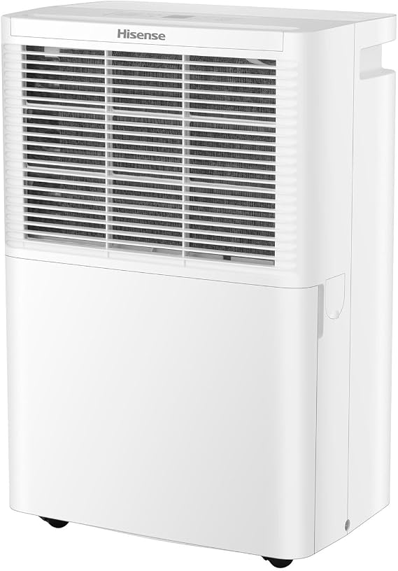 Hisense 25-Pint Compact Portable Dehumidifier, 1500 Sq. Ft.