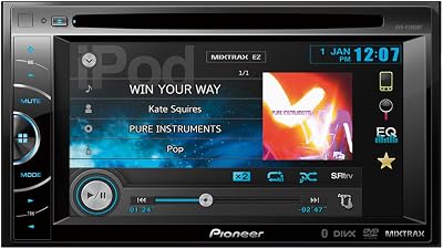 Pioneer Multimedia Double-Din In-Dash 6.2 WVGA Display DVD Receiver Apple CarPlayBuilt-in BluetoothSiriusXM-ReadyAppRadio Mode Spotify & Pandora