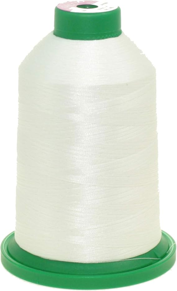 Isacord Embroidery Thread, White Thread 5000M color 0015