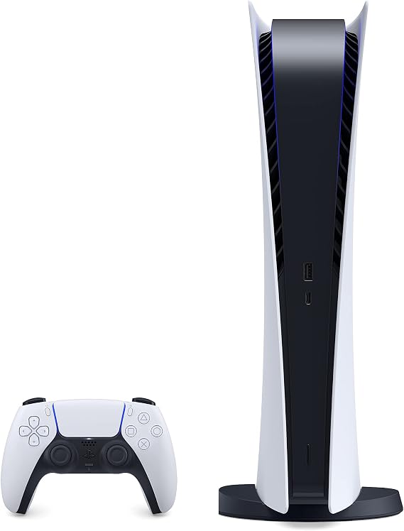 Sony PlayStation 5 PS5 Disc Version Gaming Console, 4K Blu-ray Player, 16GB GDDR6 Memory, Ultra-High Speed 825GB SSD, WiFi 6, Bluetooth 5.1, 120Hz 8K Output