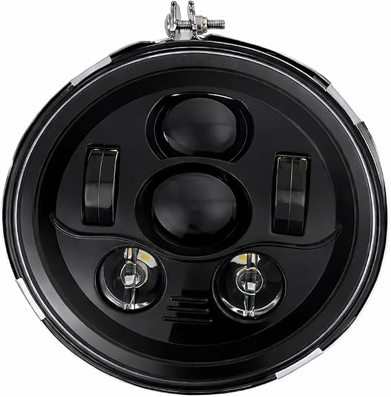 Eagle Lights Valkyrie 7 inch Projection LED Headlight Kit for 96-03 (Black)