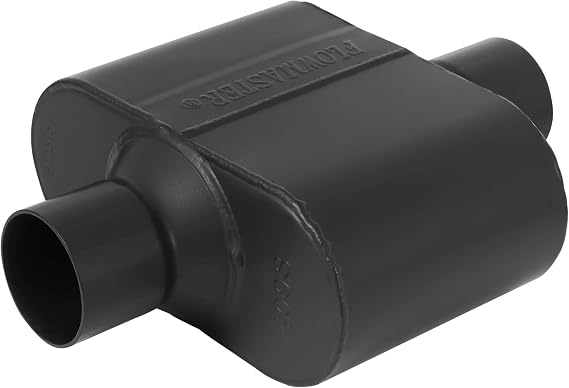 Flowmaster Super 10 Series Muffler 2.50" Center In / 2.50" Center Out | Super 10 Series, chambered design, race-inspired sound, 409 stainless steel, LS swaps, drag cars & off-road builds (842515)