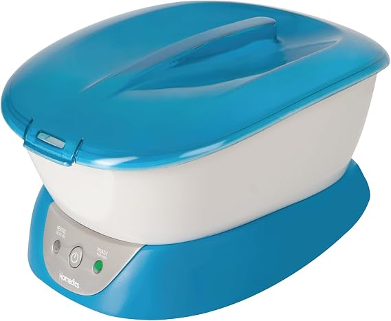 Homedics Paraffin Wax Machine for Hands Therapy | Hypoallergenic Hot Wax Hand Therapy Machine to Soothe and Moisturize Hands - Includes 3 Pounds of Wax and 20 Hand Liners